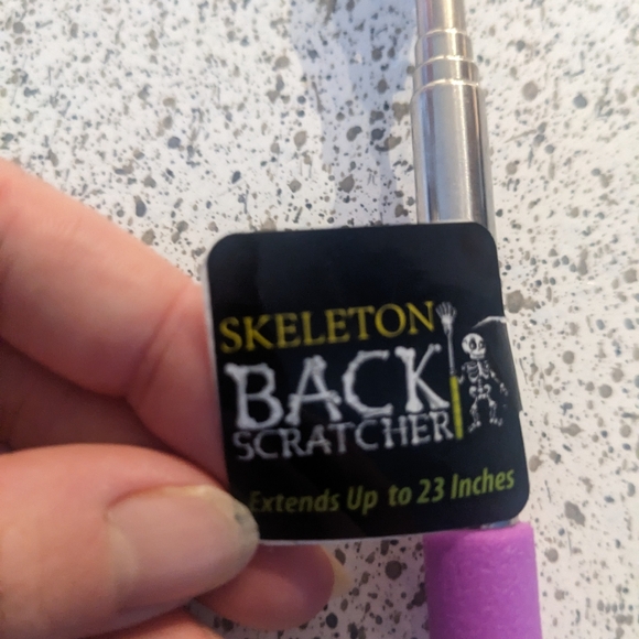 NWT Halloween Skeleton Hand Back Scratcher - Picture 2 of 5